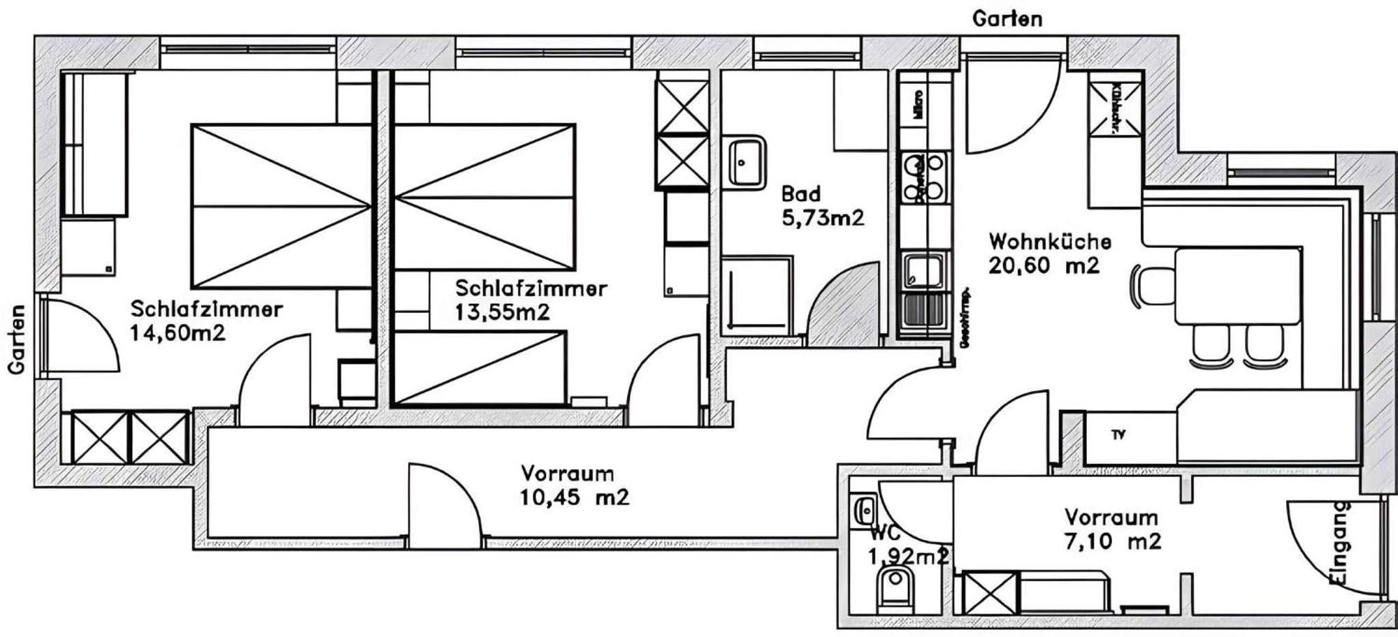 Apartment Zell Am Ziller 2 Exteriör bild